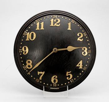 VÄGGKLOCKA, trä, Zenith, 1900-tal.