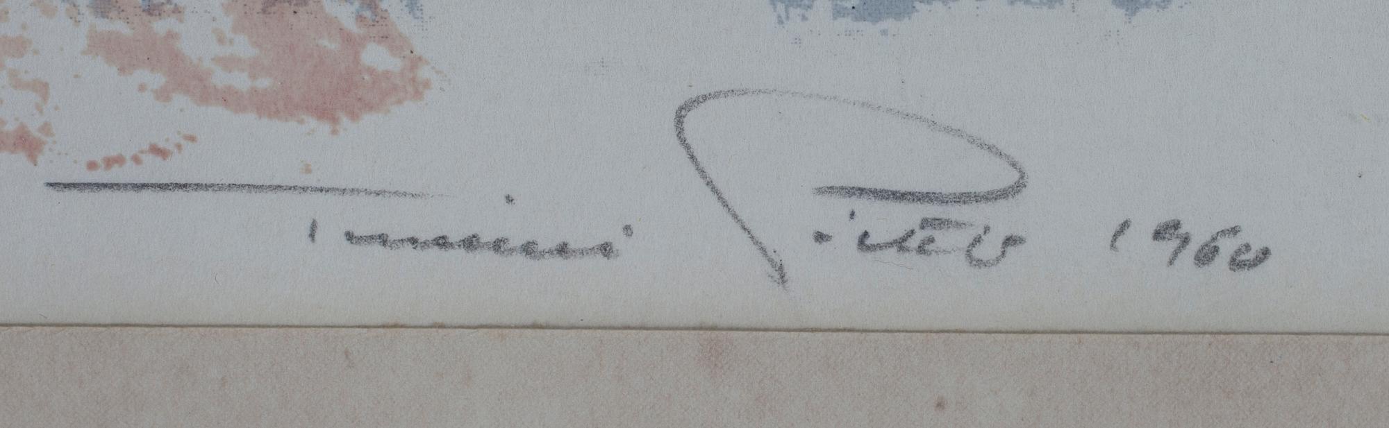 TUULIKKI PIETILÄ, serigrafi, signerad, daterad 1960, numrerad  III épreuve d'artiste.