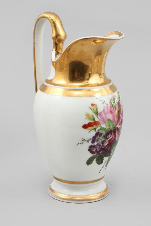 KAFFESERVIS, 10 delar, troligen Frankrike, 1800-talets första hälft.