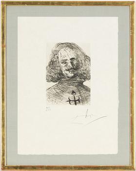 Salvador Dalí, "Velázquez", Ur "Cinq Portraits espagnols".