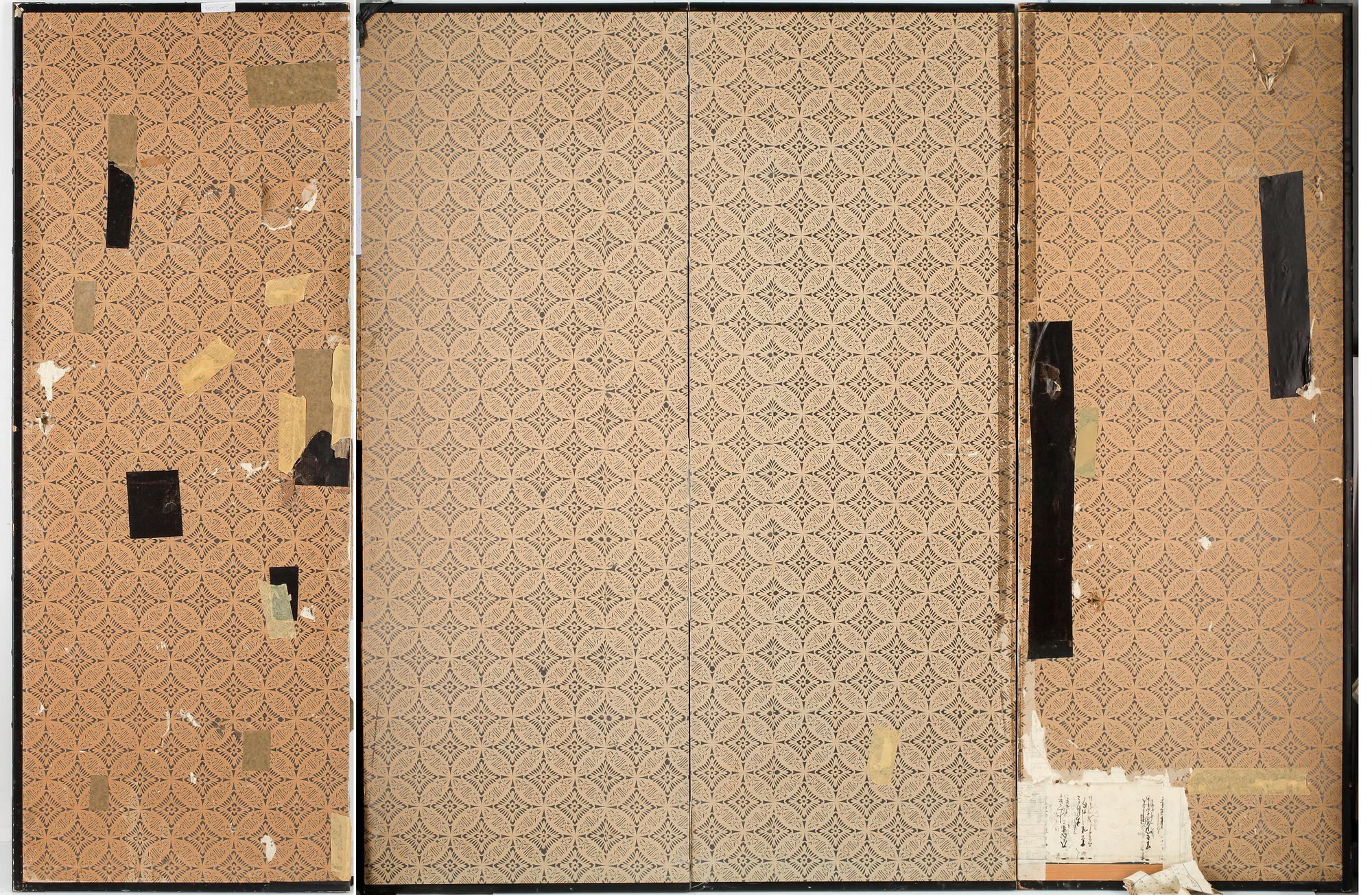 VIKSKÄRM, Japan, 1800-talets andra hälft.