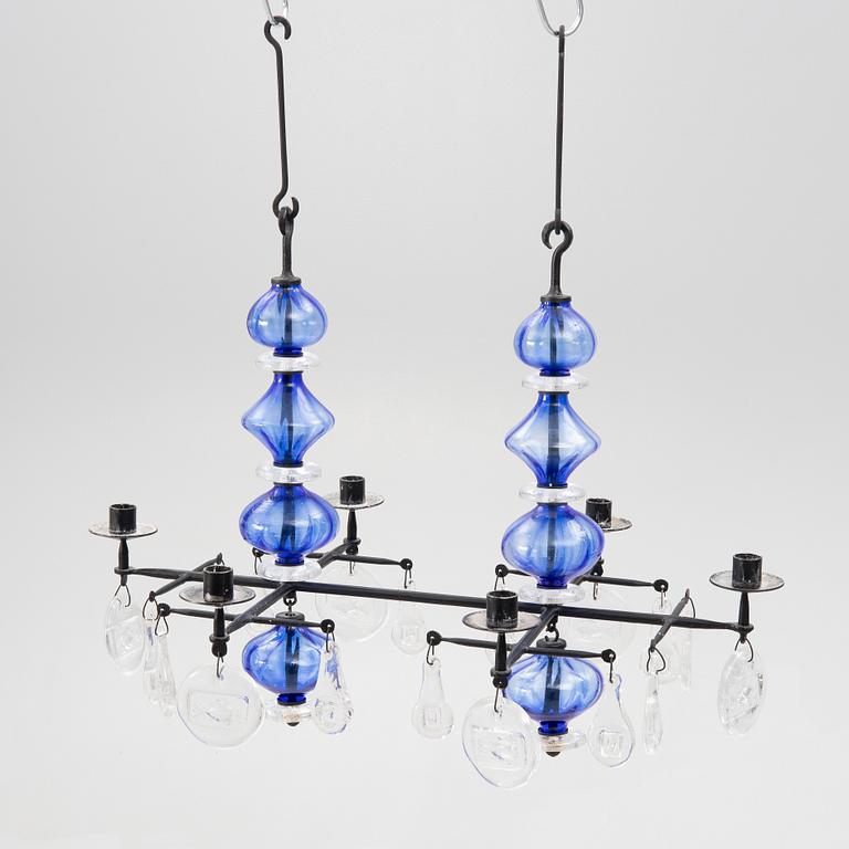 Erik Höglund, a chandelier, Boda Smide.