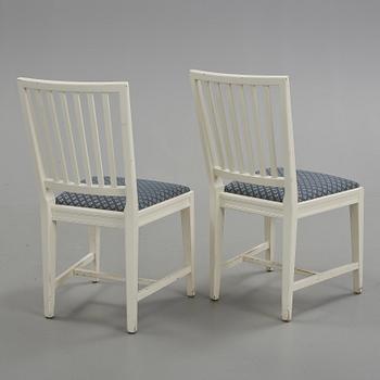 STOLAR, 8 st, gustaviansk stil, 1900-talets slut, Tibro.