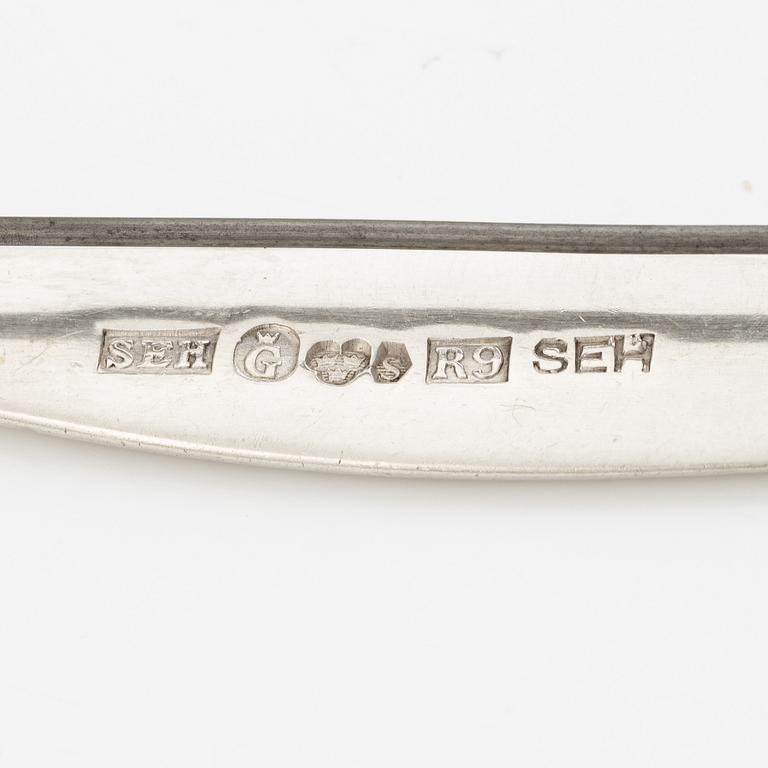 Sven-Erik Högberg, brooch, silver, Gothenburg 1967.