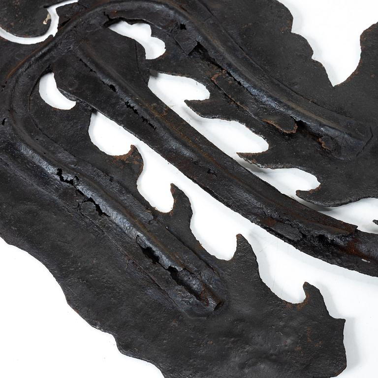 Weather vane, dated 1773.