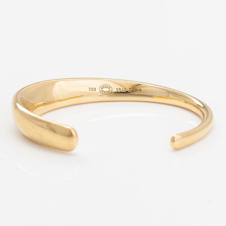 Georg Jensen, An 18K gold bracelet "Curve", model 1640.