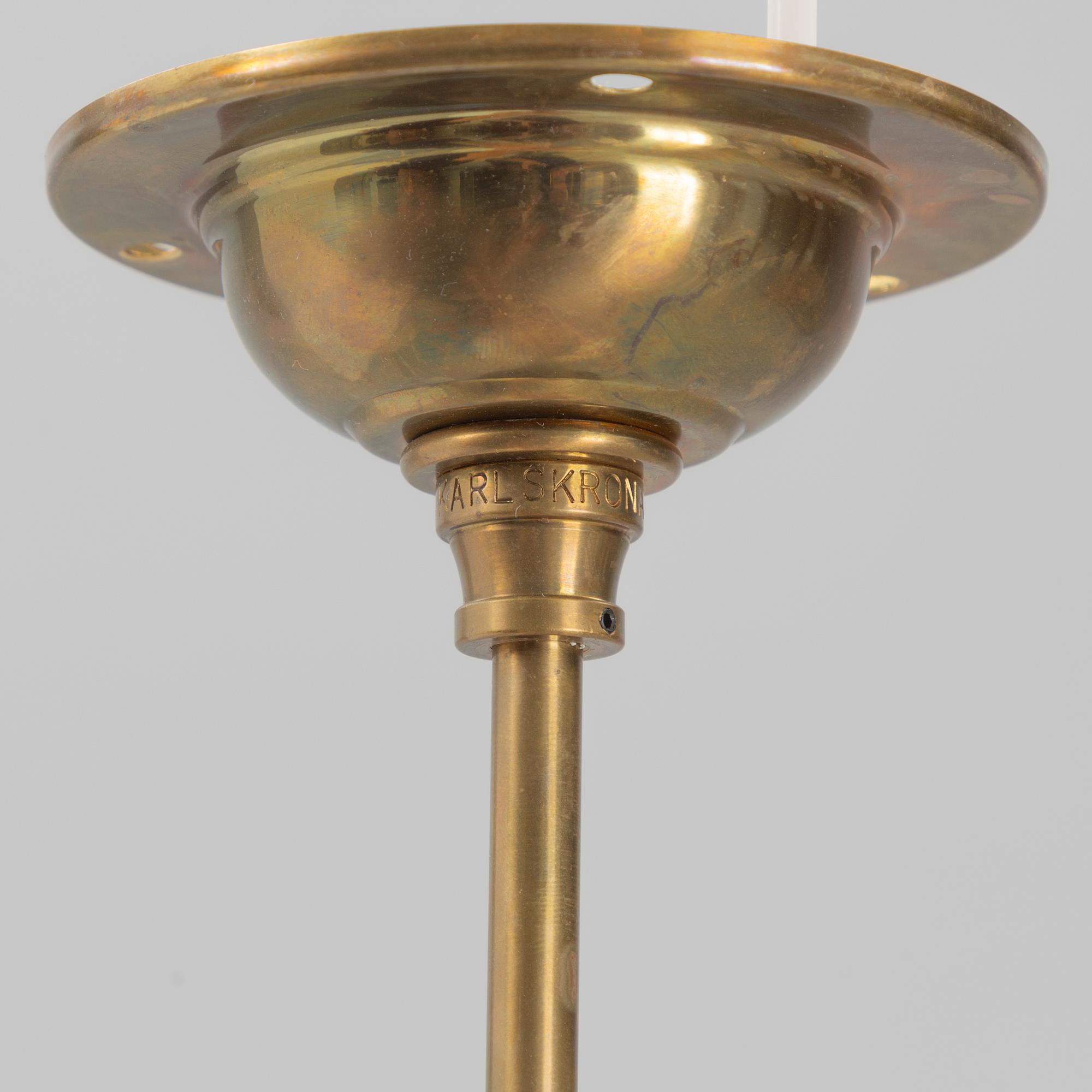 Taklampa, Karlskrona Lampfabrik.