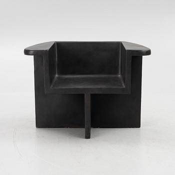 Kristian Sofus Hansen & Tommy Hyldahl, armchair "Brutus Lounge Chair", 101 Copenhagen, Denmark.