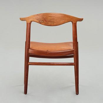 HANS J WEGNER, stol, "Cowhorn chair", en tidig version av "JH 505" för Johannes Hansen, 1950-tal.