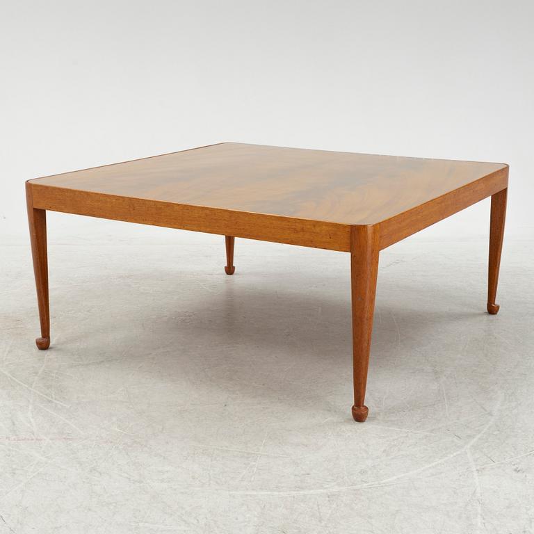 Josef Frank, a 'Diplomat' mahogany veneered coffee table, produced prior to 1985.