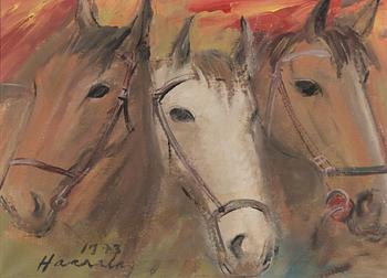 OLAVI HAARALA, oil on canvas, signed and dated 1973.