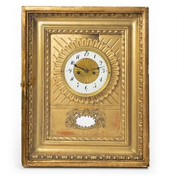Wall clock, 19th century.