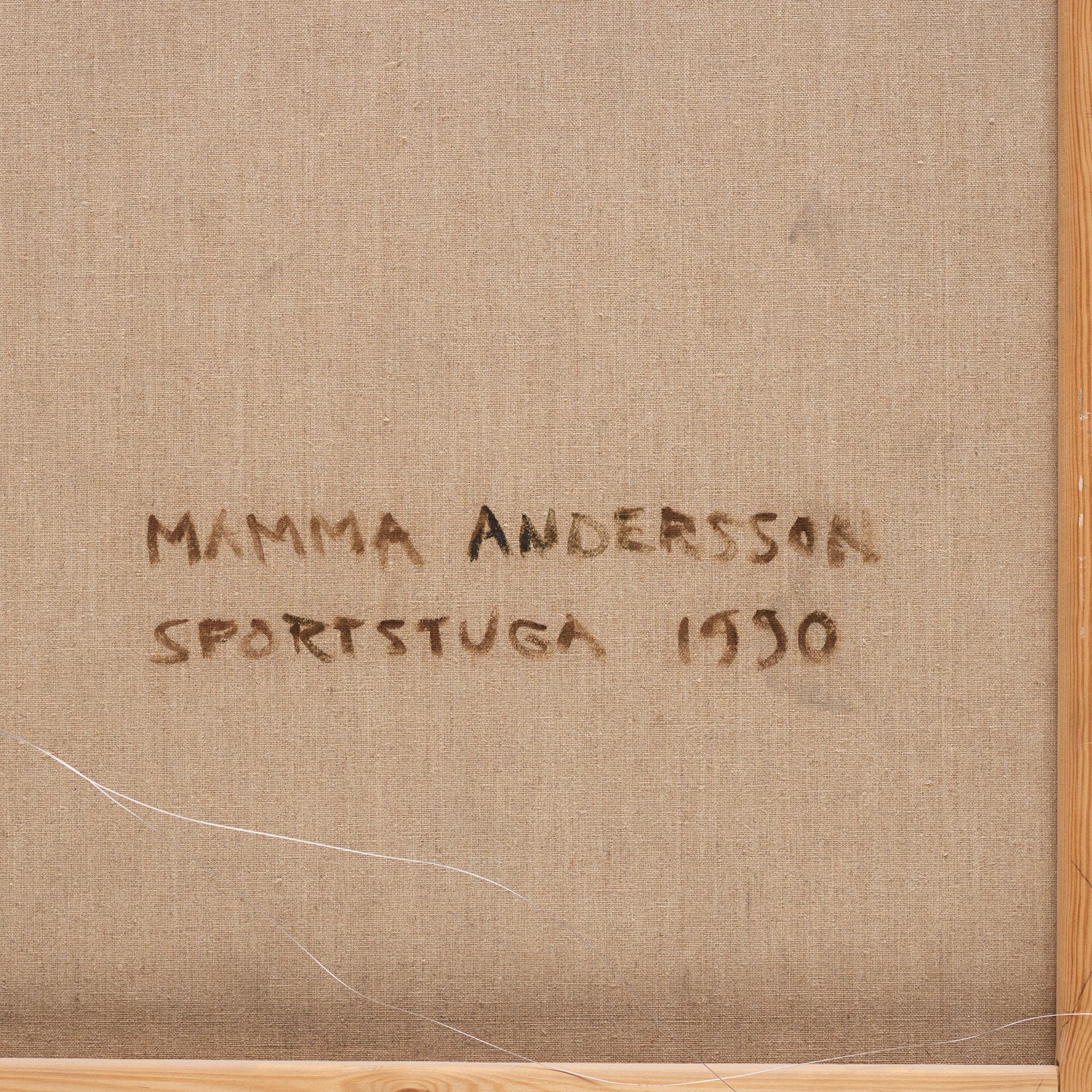 Mamma Andersson, 'Sportstugan'.