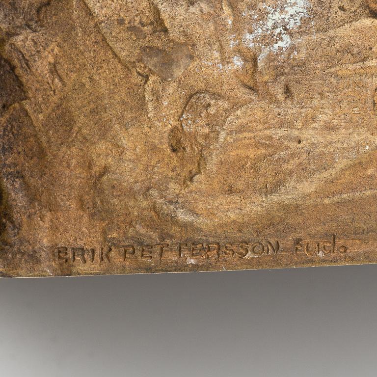 Carl Eldh, skulptur, signerad, gjutarstämpel. Brons, höjd 49 cm.