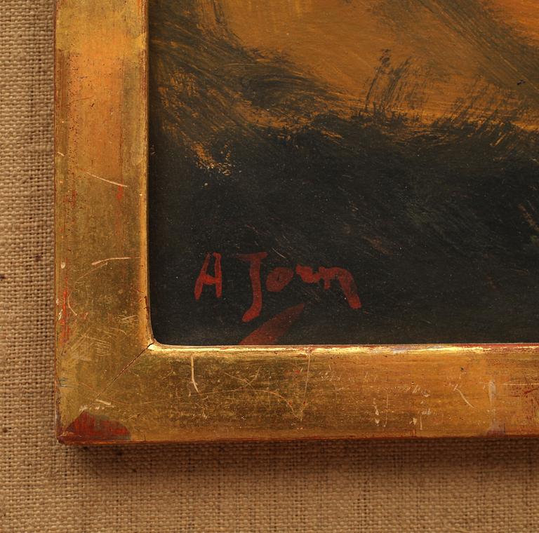 ASGER JORN, gouache, sign.