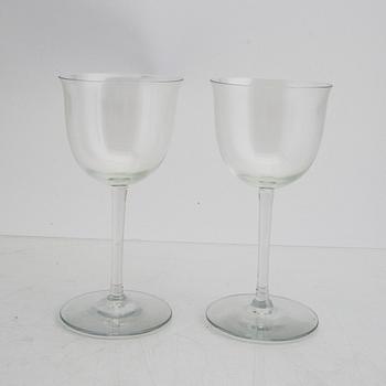 Signe Persson-Melin, vinglas 9 st Kosta provkollektion.