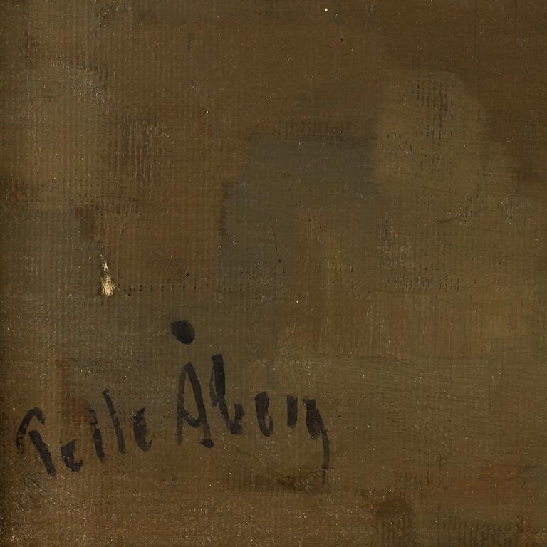 PELLE ÅBERG, olja på duk. Sign.