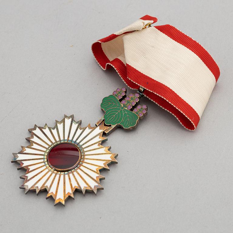 Order of the rising sun, Japan, third class.