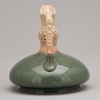 KANNA / KARAFF, porslin, Zsolnay, Ungern, secession/jugend, 1800-talets slut.