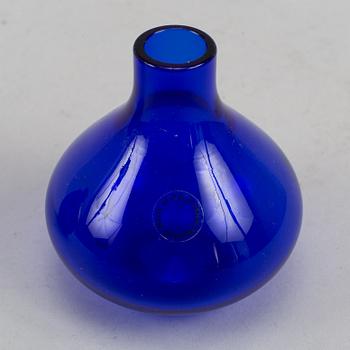 Alessandro Mendini, vaser med proppar, 2 st, glas, Venini, Murano, Italien.