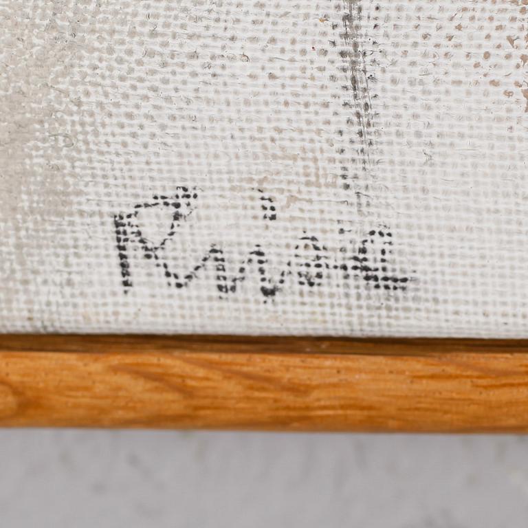 CARL RIISE, olja på duk, signerad.