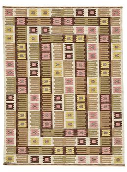 Märta Måås-Fjetterström, a carpet, "Nyponblomman", flat weave, ca 270 x 203-205 cm, signed AB MMF.