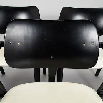 Ilmari Tapiovaara, a set of six 1960s 'Aslak' armchairs for Asko, Finland.