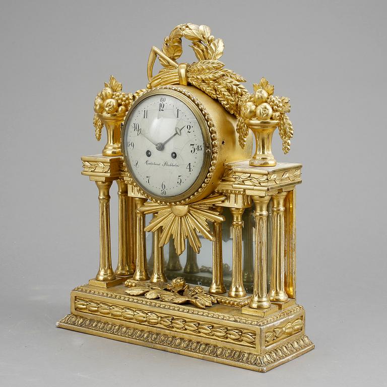 BORDSPENDYL, sengustaviansk, Jonas Cederlund, Stockholm, verksam 1799-1825.