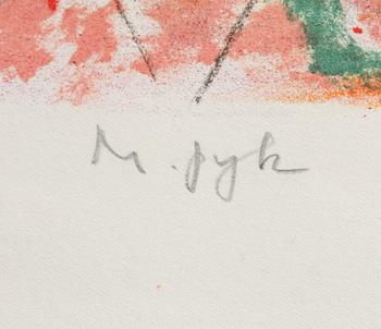 MADELEINE PYK, färglitografi, sign o numr LII/LX.