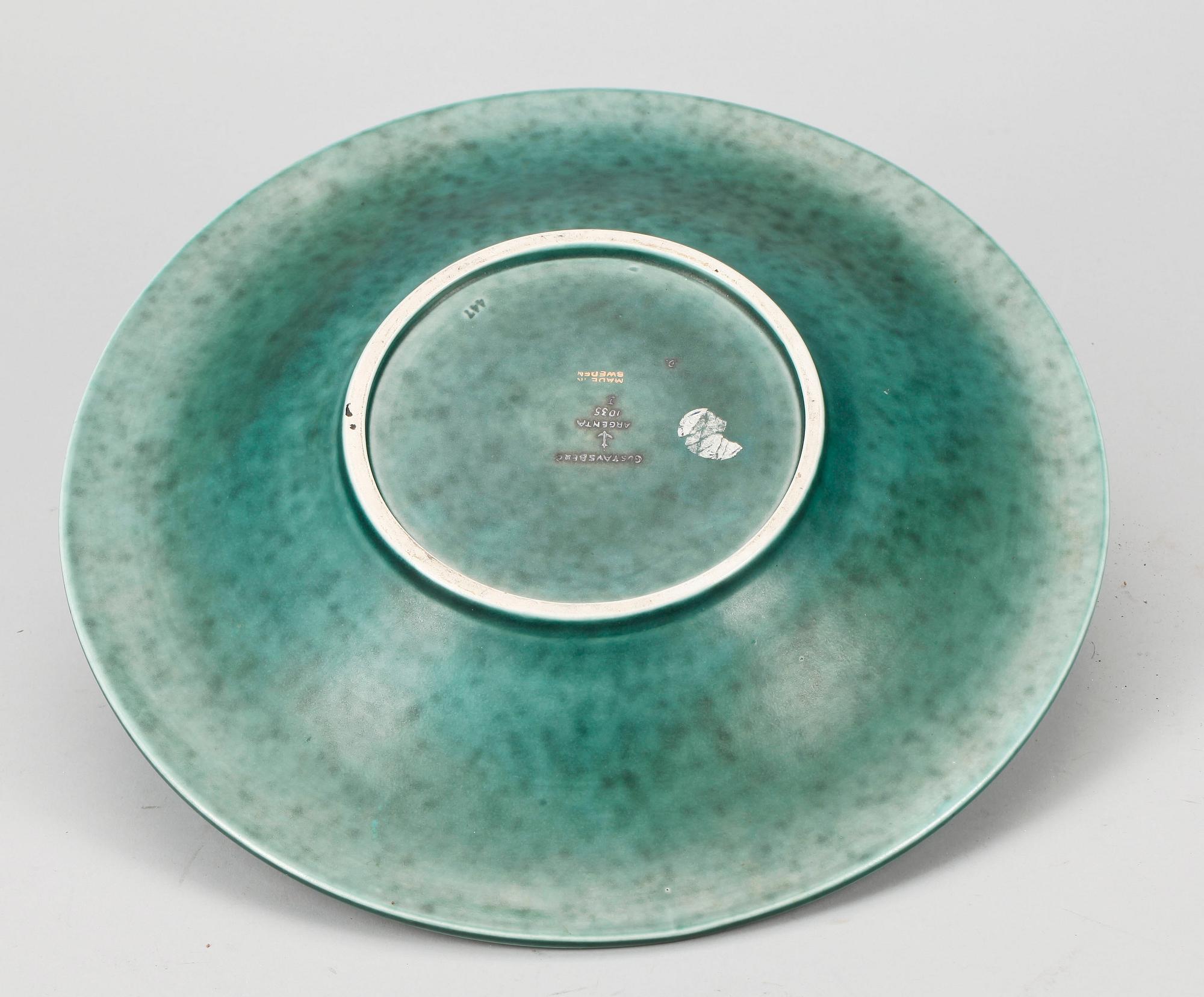 FAT, stengods, "Argenta", Wilhelm Kåge, Gustavsberg, 1934.