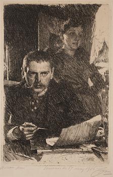 Anders Zorn, "Zorn och hans hustru".
