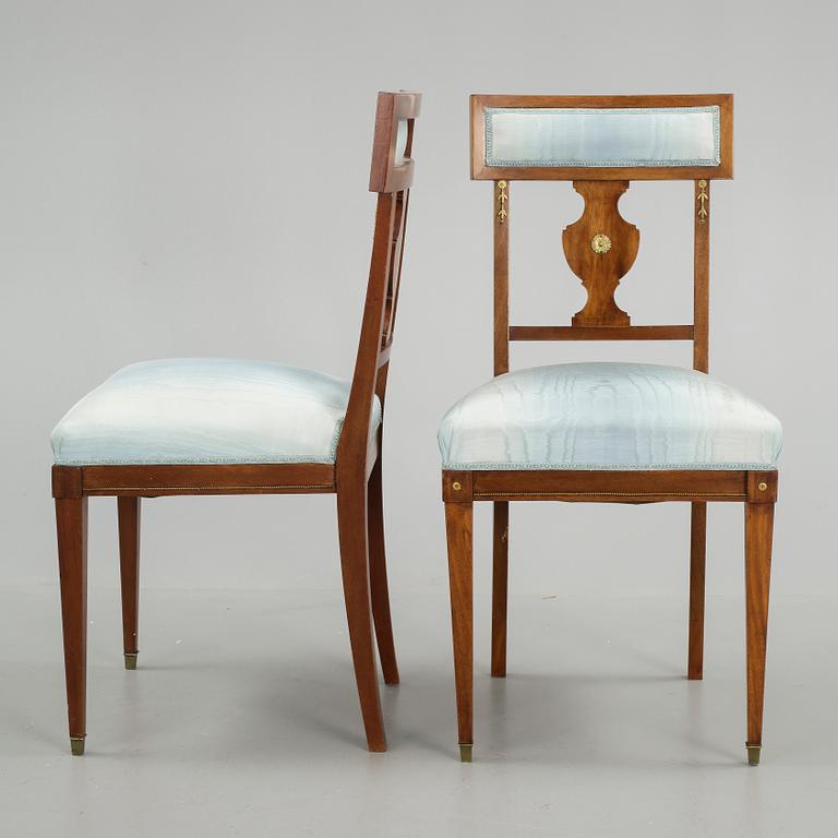 STOLAR, 6 st, empire, 1800-talets första hälft.