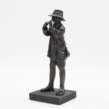 Pere Pojul, sculpture. Bronze. Signed. Total height 86.5 cm.