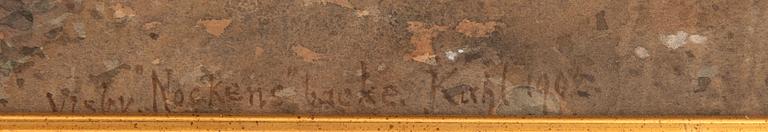 Johan Kahl, akvarell signerad.