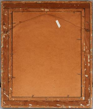 ZOIA KRUKOVSKYA LAGERKRANS, olja på pannå, signerad.