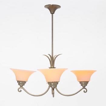 Harald Notini, taklampa, Swedish Modern, Böhlmarks, 1930/40-tal.