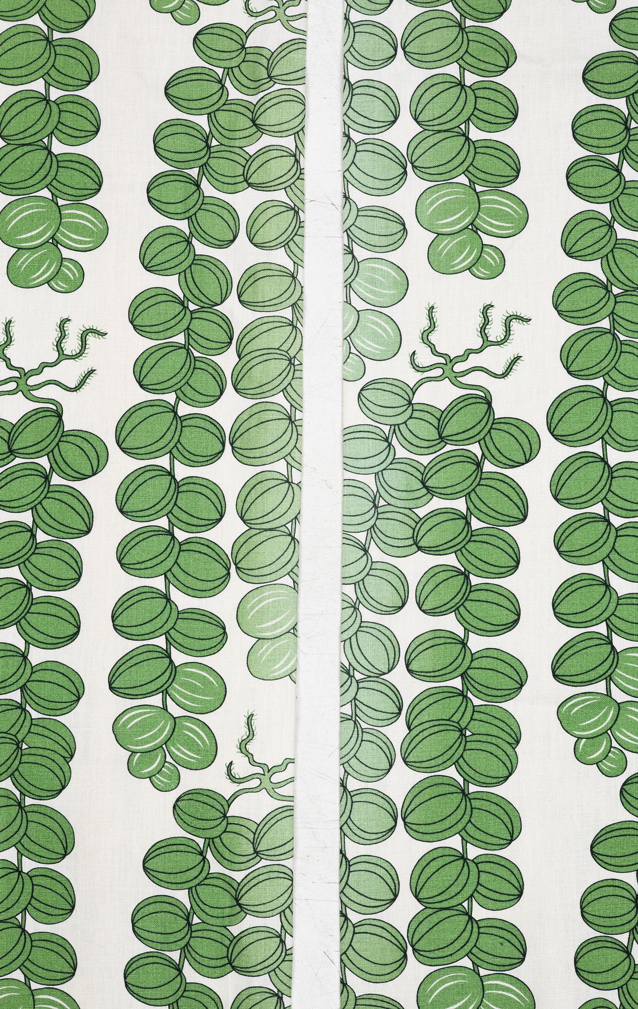 Josef Frank, gardiner, ett par, "Celotocaulis", Firma Svenskt Tenn.