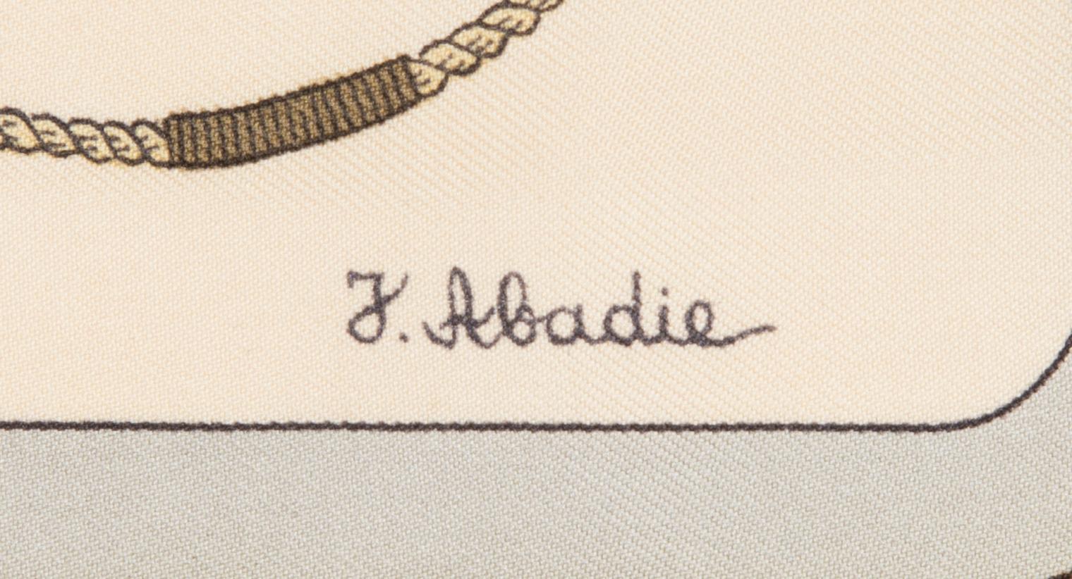 A Hermès silk scarf, "Clic Clac".