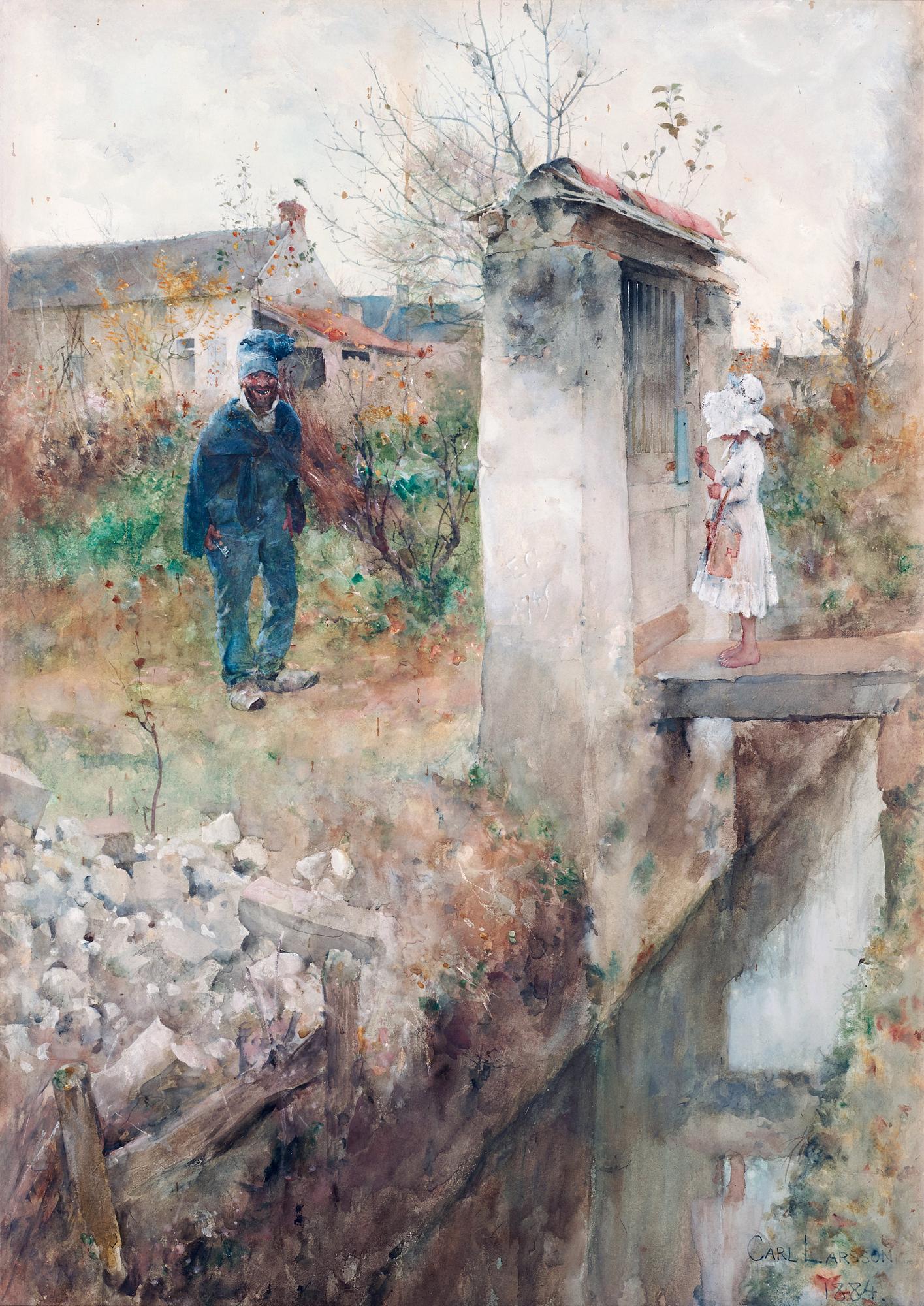Carl Larsson, "I Montcourt" (In Montcourt).