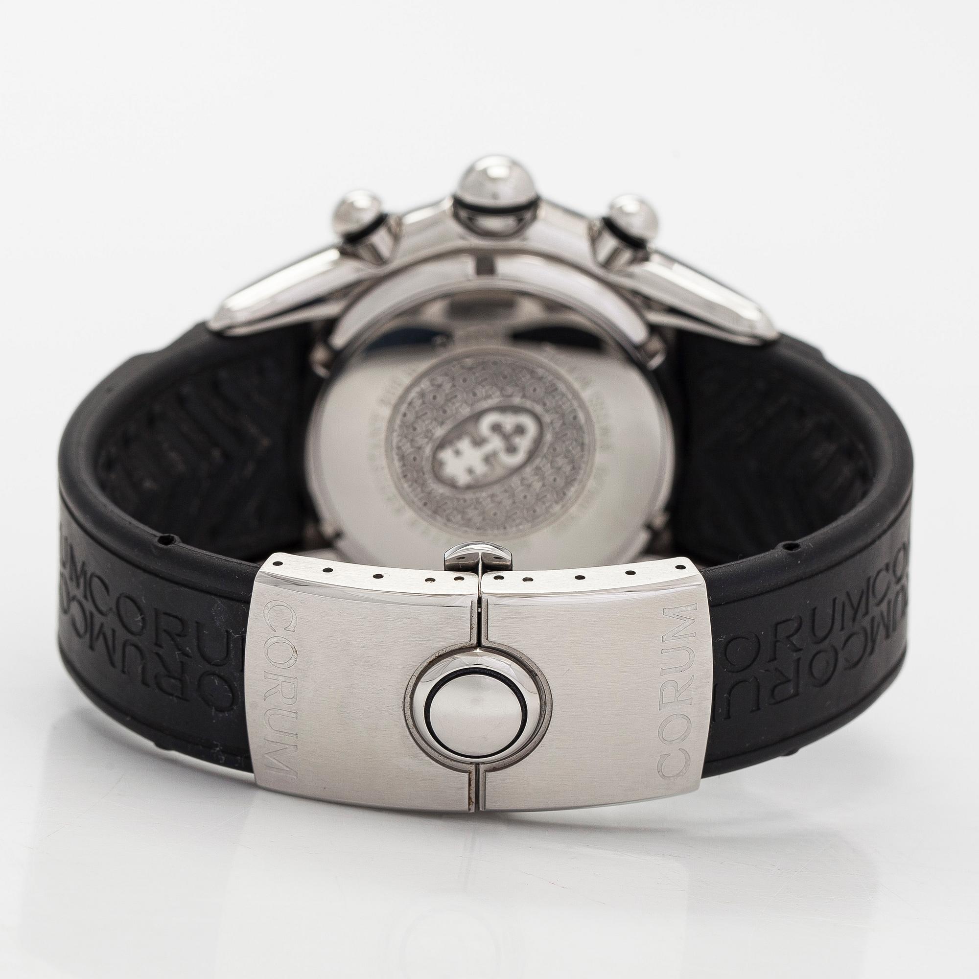 Corum, Bubble, kronografi, rannekello, 45 mm.