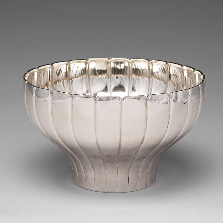 Sigvard Bernadotte, skål, Sigvard Bernadotte Design, Helsingborg 1982, sterling.