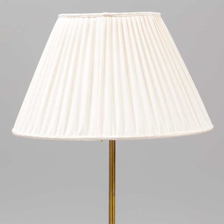 JOSEF FRANK, a model G2326 brass floor light, Svenkst Tenn, Sweden, model G2326.