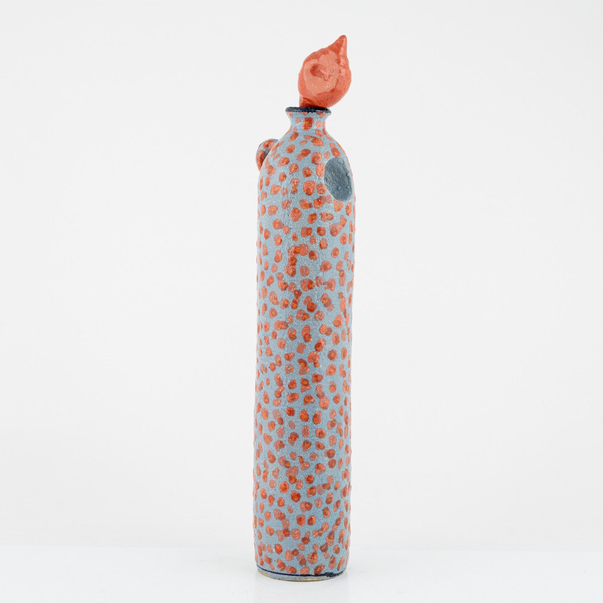 Herman Fogelin, bottle, signed.