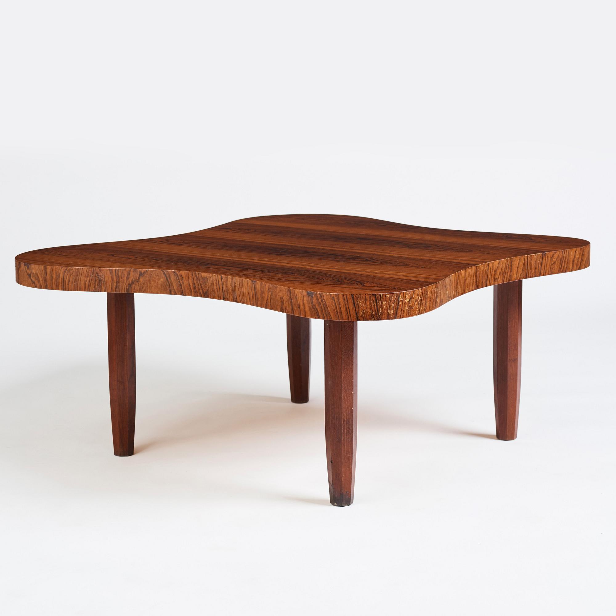 Sten Blomberg, attributed to, coffee table, Meeths, Swedish Modern 1940s.