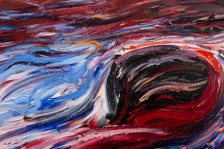 Hilding Hultberg, oil on panel signed and dated 1972.