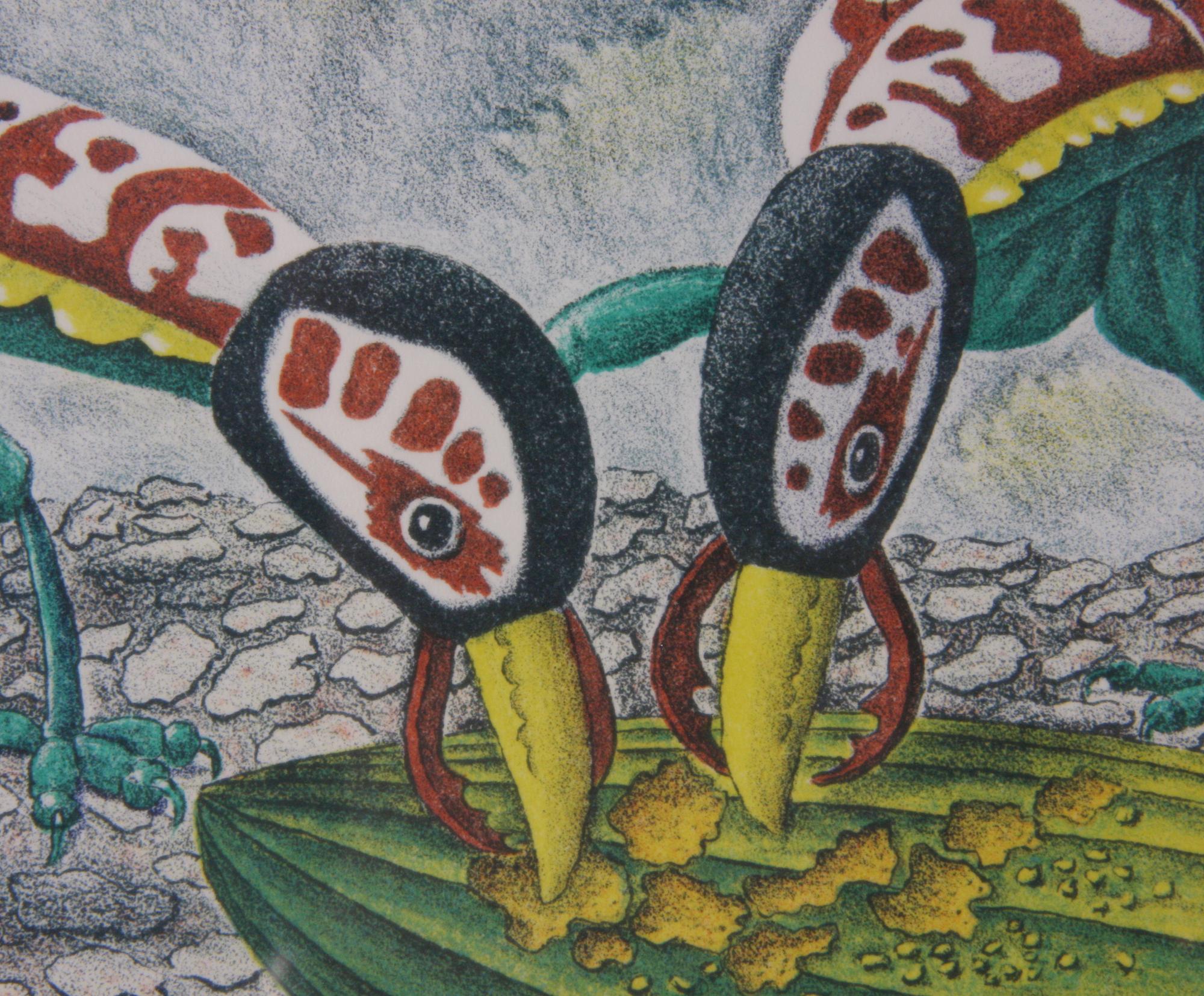 PEHRSON, KARL AXEL. Färglitografi, sign o dat -79, numr 289/385.