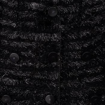 Marc Jacobs, a black wool mix jacket, size 0.