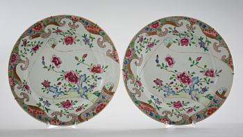 FAT, ett par, porslin, Kina, Qianlong, 1700-tal.