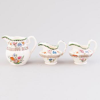 A 132-piece set of 'Chinese Rose' tableware, Copeland Spode, England 1930s.