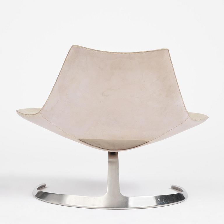 Preben Fabricius & Jørgen Kastholm, a "Scimitar" chair, Ivan Schlechter, Copehhagen, 1960s.